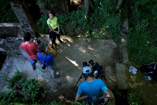 Съемочная группа "Все как у зверей в Хорватии": Евгения Тимонова, Миша Кашкан, Serge Fenenko, Дмитрий Соркин